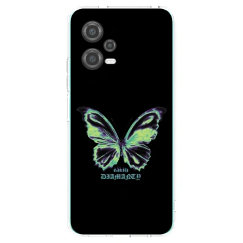 Picasee Xiaomi Poco X5 Hülle - Transparentes Silikon - Diamanty Blue