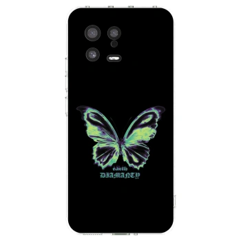 Picasee Xiaomi 13 Hülle - Transparentes Silikon - Diamanty Blue