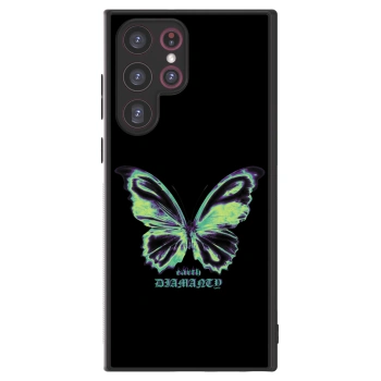 Picasee ULTIMATE CASE PowerShare für Samsung Galaxy S22 Ultra 5G - Diamanty Blue