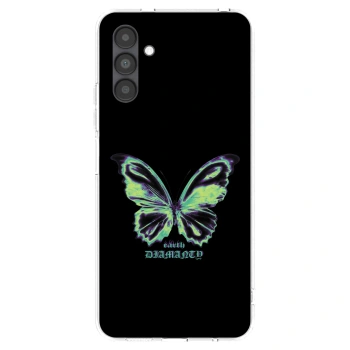 Picasee Samsung Galaxy A04s A047F Hülle - Transparentes Silikon - Diamanty Blue