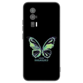 Picasee Xiaomi Poco F5 Pro 5G Hülle - Schwarzes Silikon - Diamanty Blue