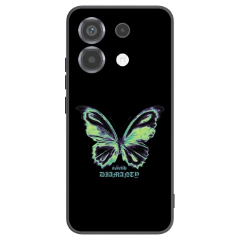 Picasee Xiaomi Poco X6 Hülle - Schwarzes Silikon - Diamanty Blue
