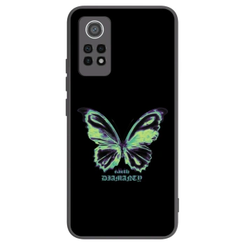 Picasee Xiaomi Redmi Note 12 Pro 4G Hülle - Schwarzes Silikon - Diamanty Blue