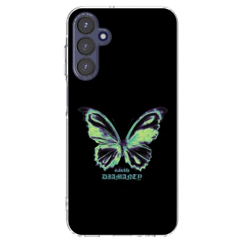 Picasee Samsung Galaxy A15 A155F 4G Hülle - Transparentes Silikon - Diamanty Blue