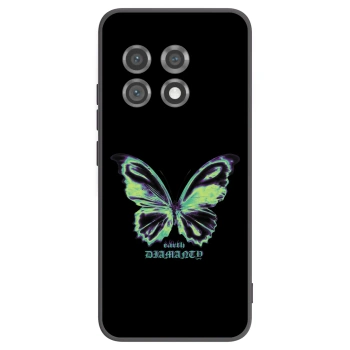 Picasee OnePlus 11 5G Hülle - Schwarzes Silikon - Diamanty Blue