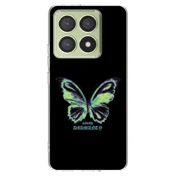 Picasee Xiaomi 14T Hülle - Transparentes Silikon - Diamanty Blue