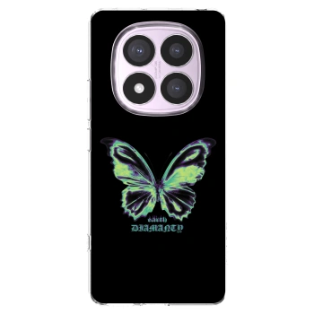 Picasee Xiaomi Redmi Note 14 Pro 5G Hülle - Transparentes Silikon - Diamanty Blue