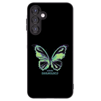 Picasee Samsung Galaxy A16 5G Hülle - Schwarzes Silikon - Diamanty Blue