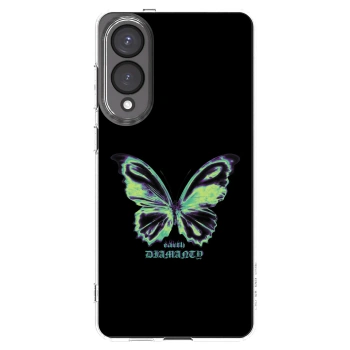 Picasee Samsung Galaxy S25 Edge 5G Hülle - Transparentes Silikon - Diamanty Blue