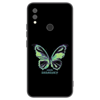 Picasee Xiaomi Redmi Note 7 Hülle - Schwarzes Silikon - Diamanty Blue