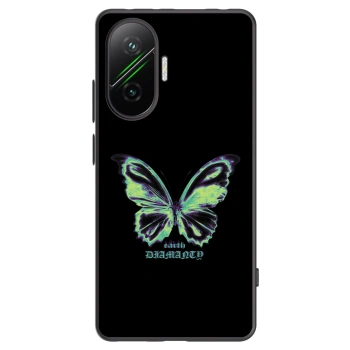 Picasee Xiaomi Poco F7 Pro 5G Hülle - Schwarzes Silikon - Diamanty Blue