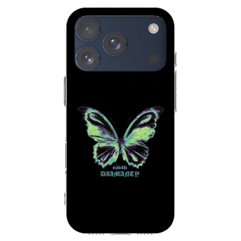 Picasee Apple iPhone 17 Pro Hülle - Transparentes Silikon - Diamanty Blue