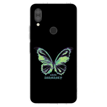 Picasee Xiaomi Redmi 7 Hülle - Transparentes Silikon - Diamanty Blue