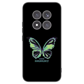 Picasee Xiaomi Redmi Note 15 Pro+ Hülle - Schwarzes Silikon - Diamanty Blue