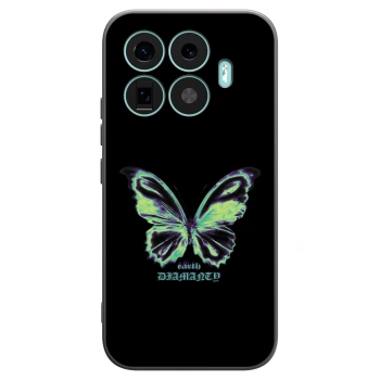 Picasee Xiaomi 17T Hülle - Schwarzes Silikon - Diamanty Blue
