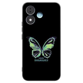 Picasee Xiaomi Redmi Note 17 5G Hülle - Schwarzes Silikon - Diamanty Blue