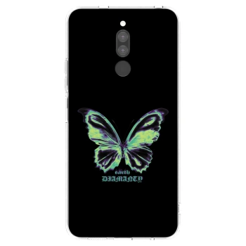 Picasee Xiaomi Redmi 8 Hülle - Transparentes Silikon - Diamanty Blue