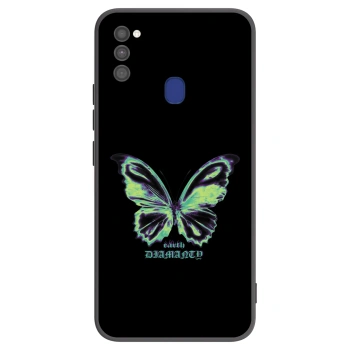 Hülle für Samsung Galaxy M21 M215F - Diamanty Blue