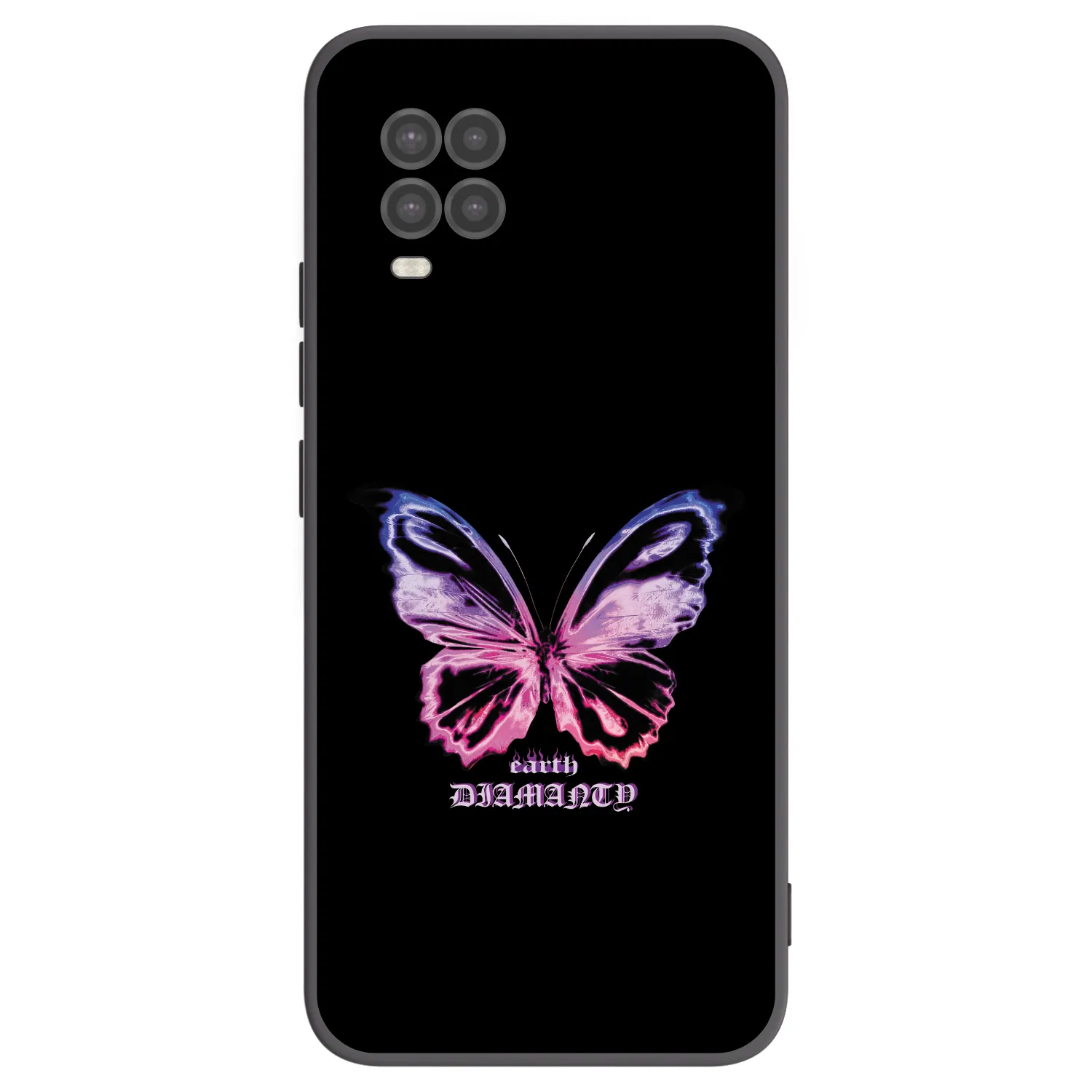 Picasee Xiaomi Mi 10 Lite Hülle - Schwarzes Silikon - Diamanty Purple