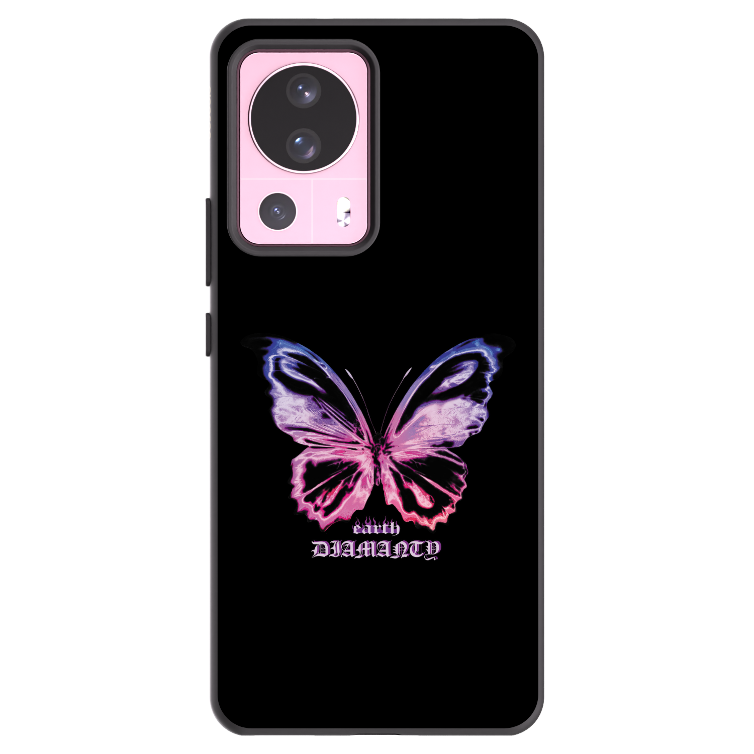 Picasee Xiaomi 13 Lite Hülle - Schwarzes Silikon - Diamanty Purple