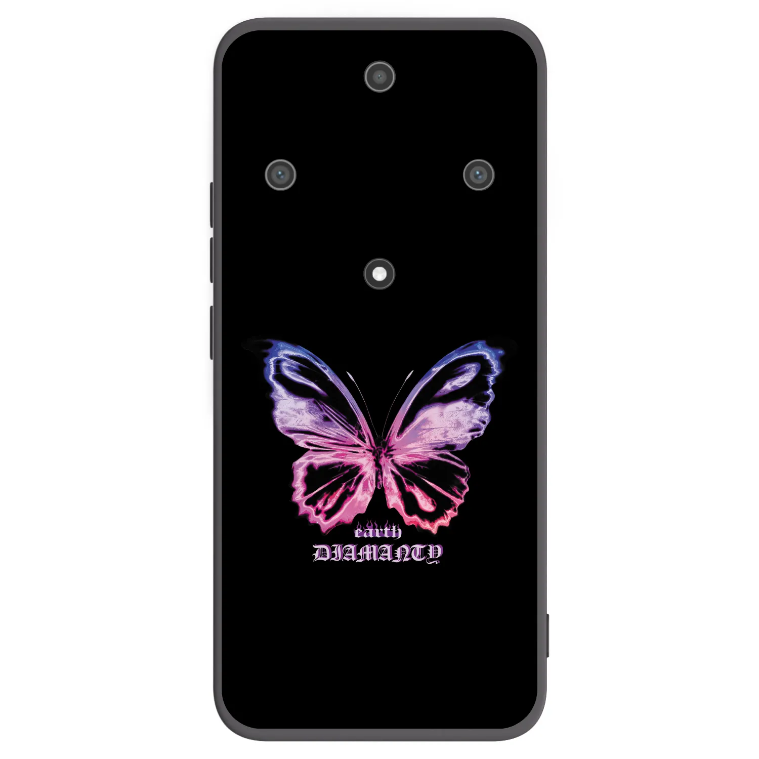 Picasee Honor Magic5 Lite 5G Hülle - Schwarzes Silikon - Diamanty Purple