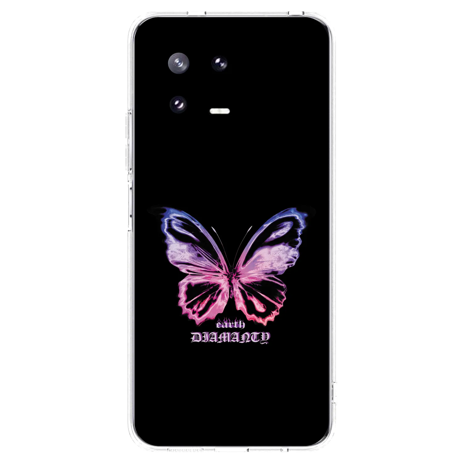 Picasee Xiaomi 13 Pro Hülle - Transparentes Silikon - Diamanty Purple