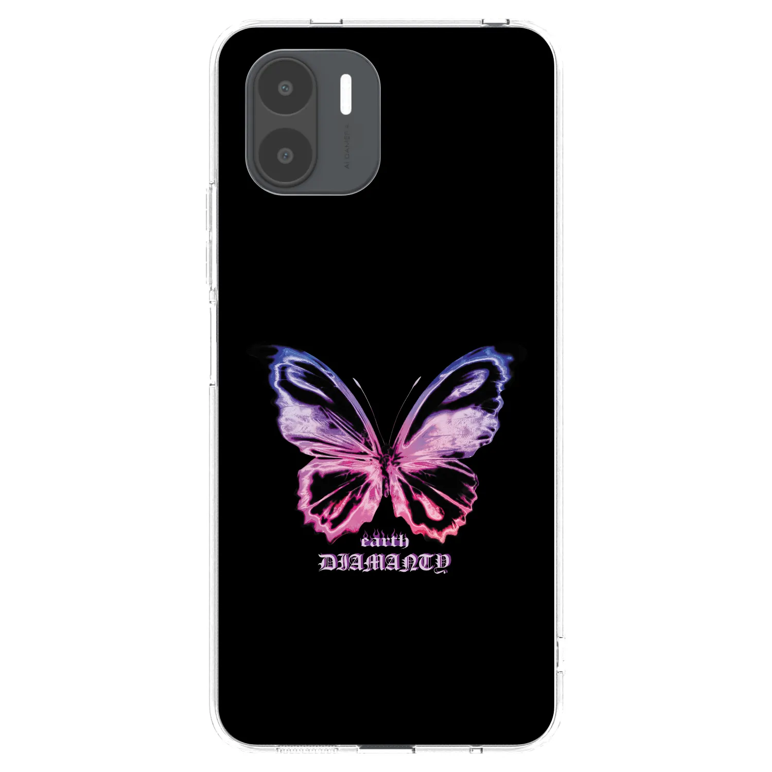 Picasee Xiaomi Redmi A2 Hülle - Transparentes Silikon - Diamanty Purple