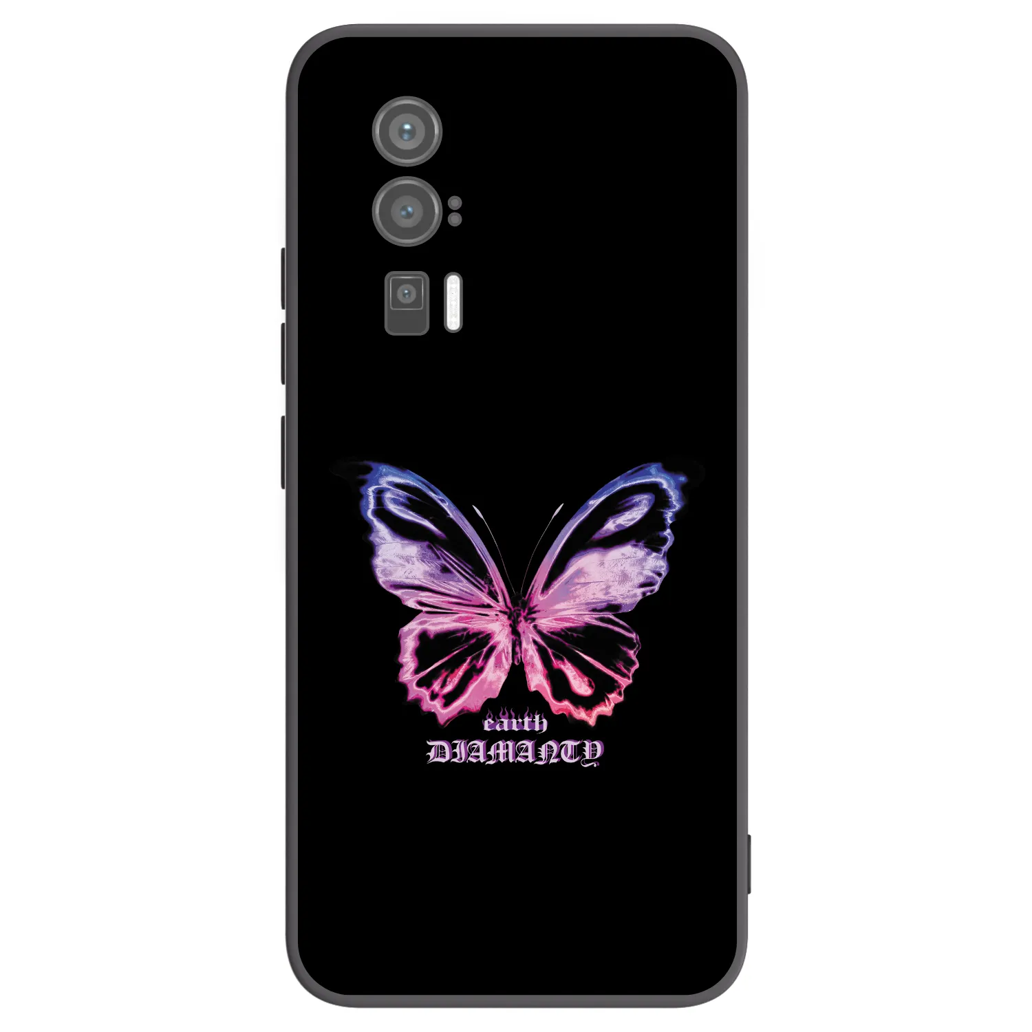 Picasee Xiaomi Poco F5 Pro 5G Hülle - Schwarzes Silikon - Diamanty Purple