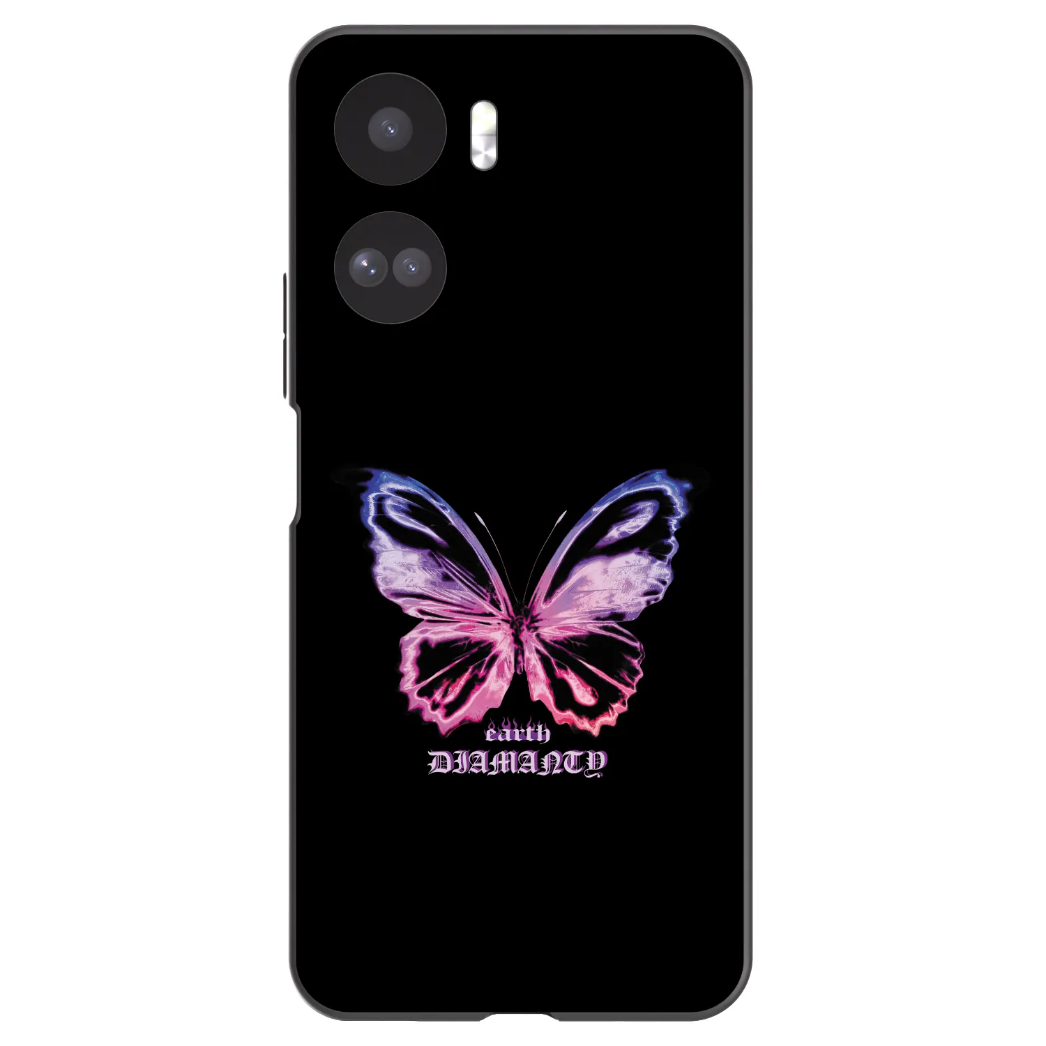 Picasee Honor 90 Lite 5G Hülle - Schwarzes Silikon - Diamanty Purple