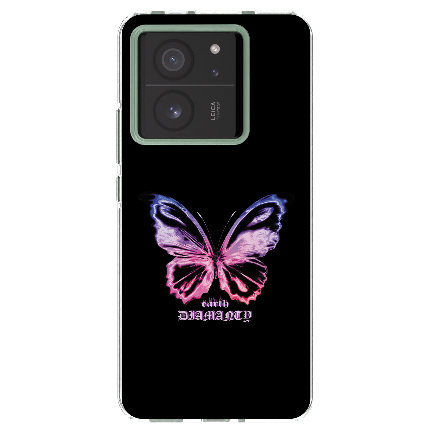 Picasee Xiaomi 13T Pro Hülle - Transparentes Silikon - Diamanty Purple