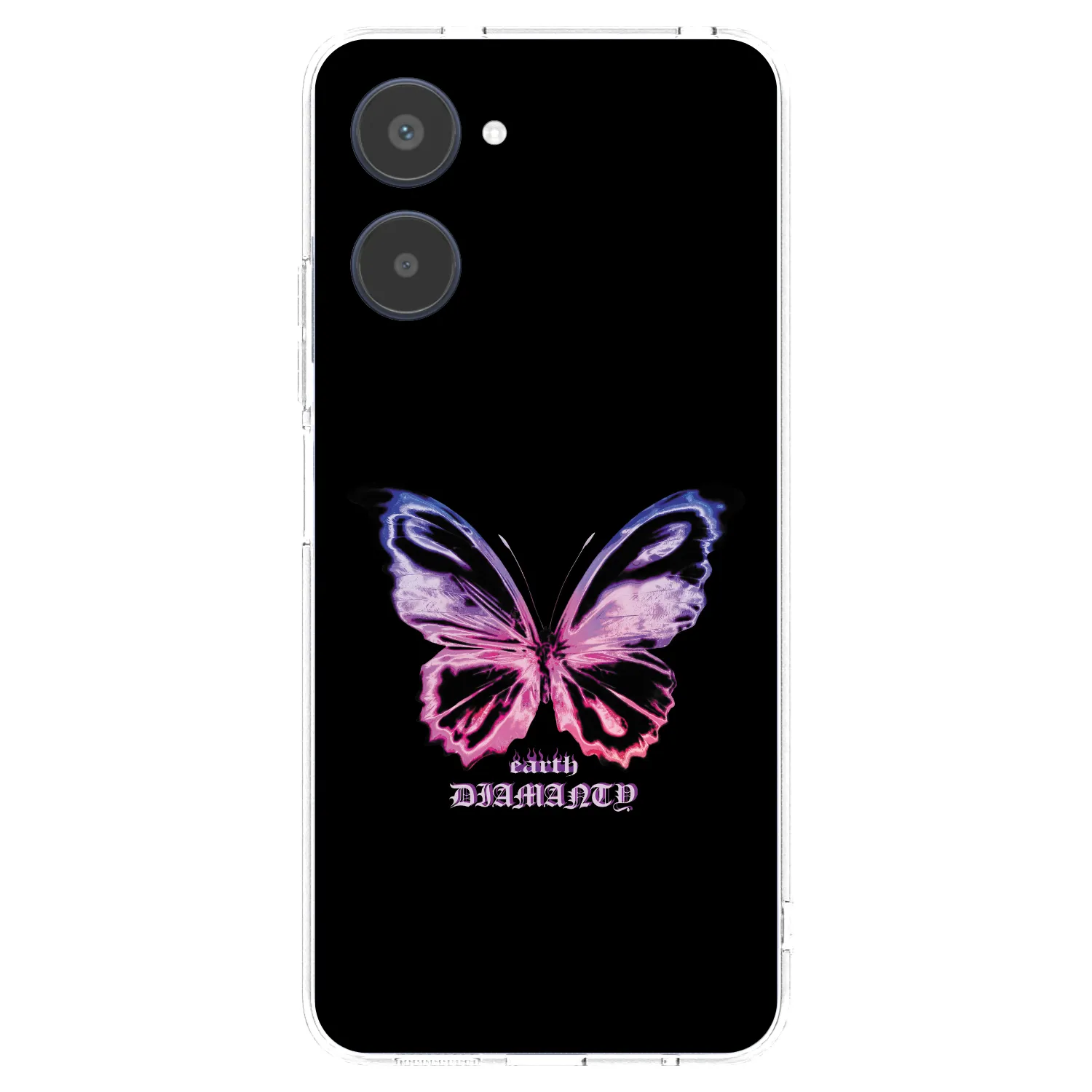 Picasee Realme 10 4G Hülle - Transparentes Silikon - Diamanty Purple
