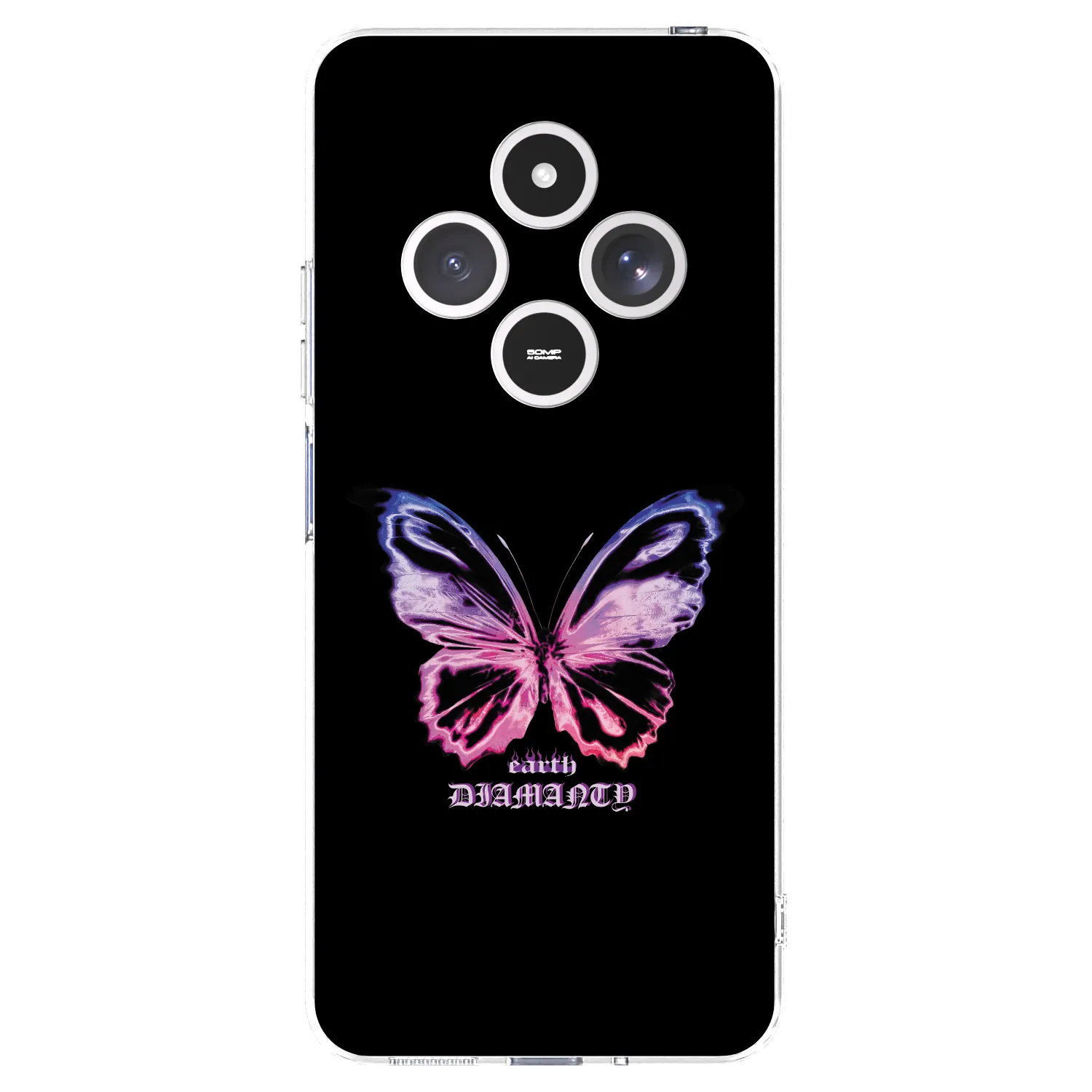 Picasee Xiaomi Redmi 14C Hülle - Transparentes Silikon - Diamanty Purple