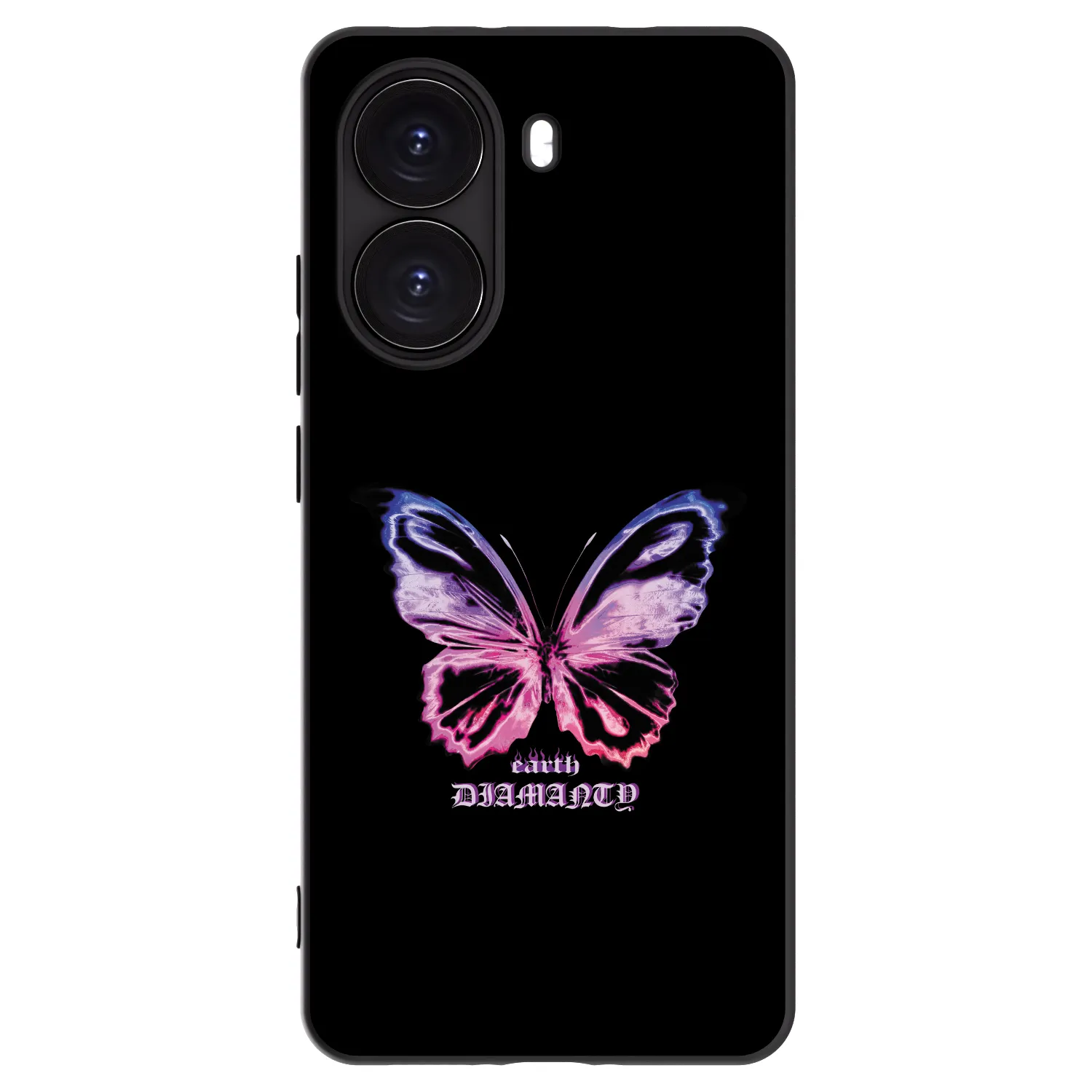 Picasee Xiaomi Poco X7 Pro 5G Hülle - Schwarzes Silikon - Diamanty Purple