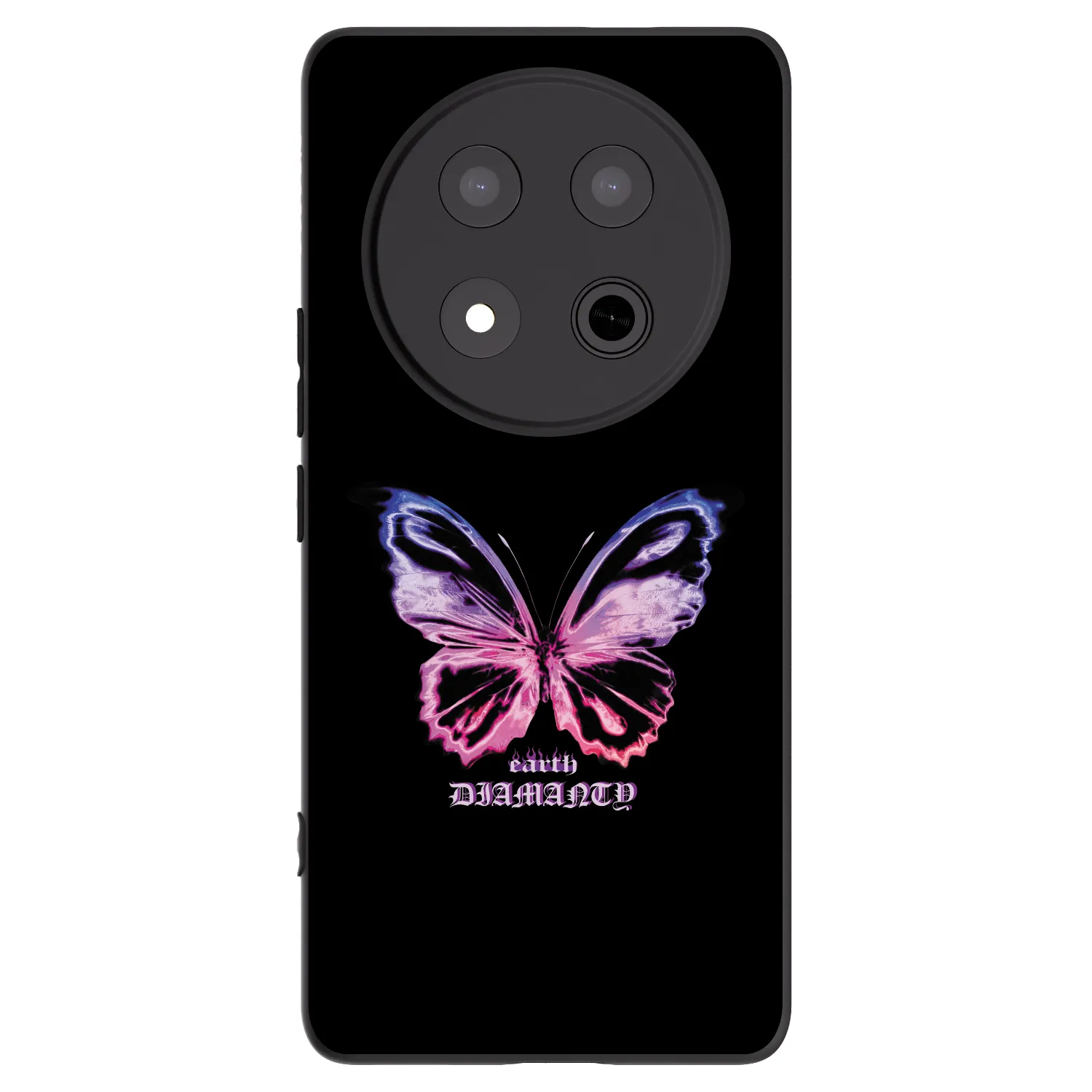 Picasee Honor Magic7 Lite 5G Hülle - Schwarzes Silikon - Diamanty Purple