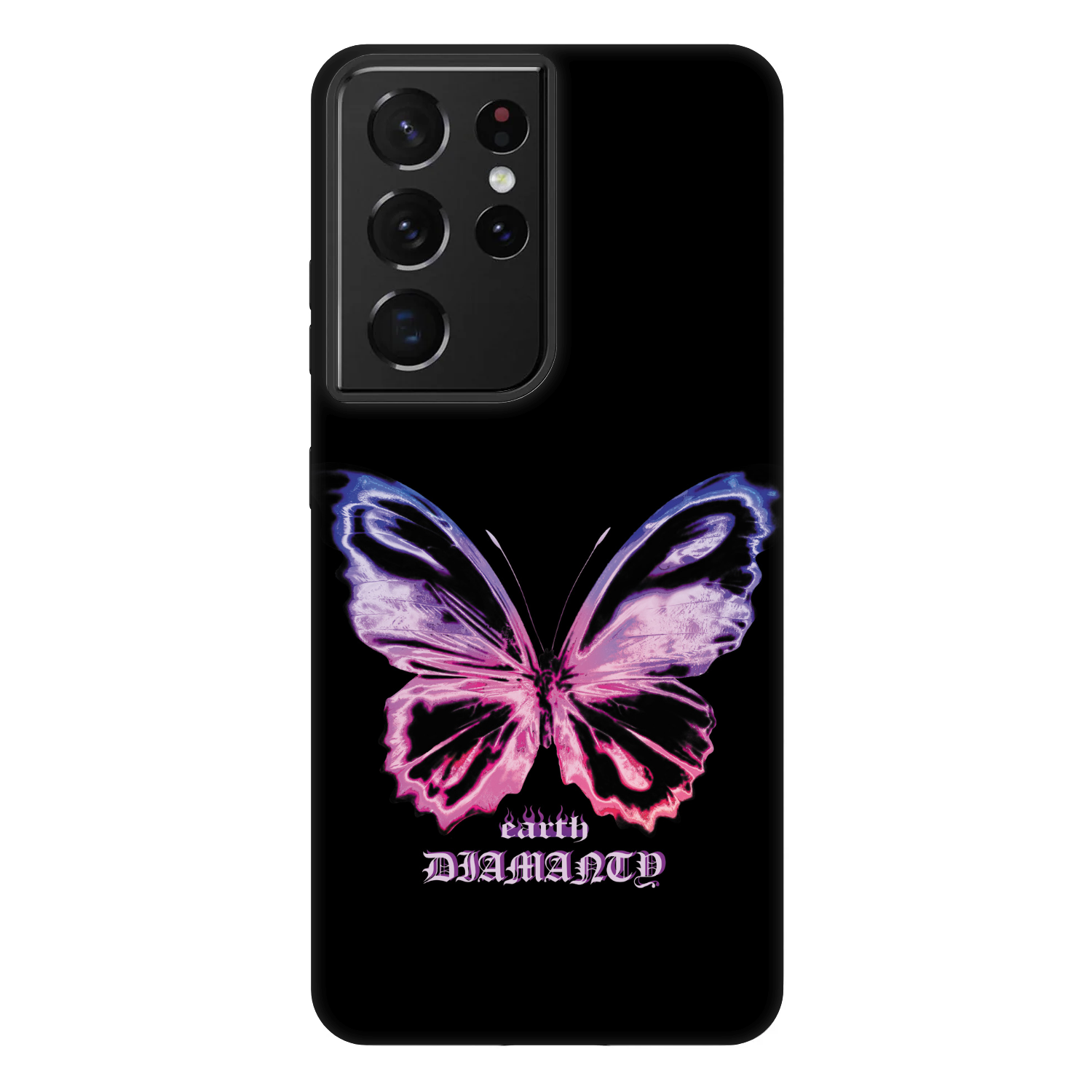 Picasee Fashion Case für Samsung Galaxy S21 Ultra 5G G998B - Diamanty Purple