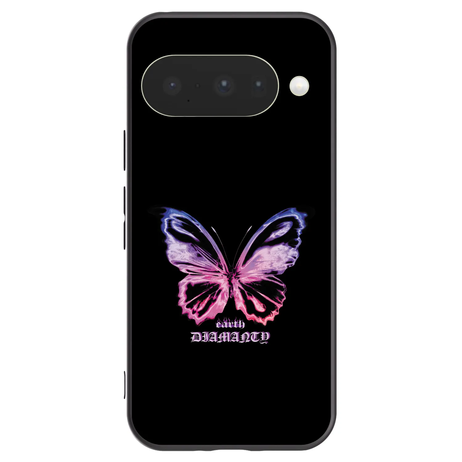 Picasee Google Pixel 10 Hülle - Schwarzes Silikon - Diamanty Purple
