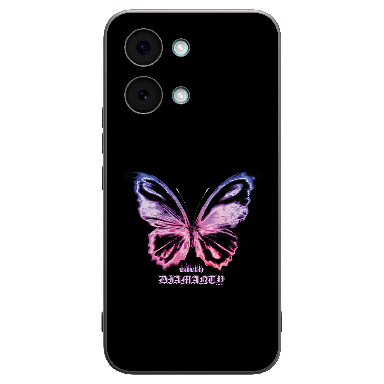 Picasee Xiaomi Poco X8 Pro Max Hülle - Schwarzes Silikon - Diamanty Purple