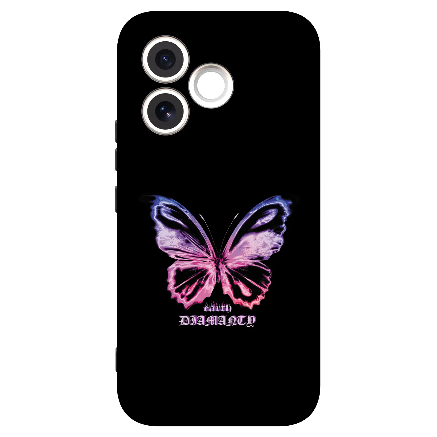 Picasee Honor 600 Lite Hülle - Schwarzes Silikon - Diamanty Purple