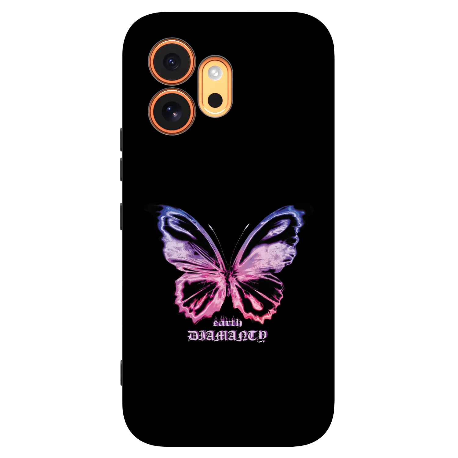 Picasee Honor 600 Hülle - Schwarzes Silikon - Diamanty Purple