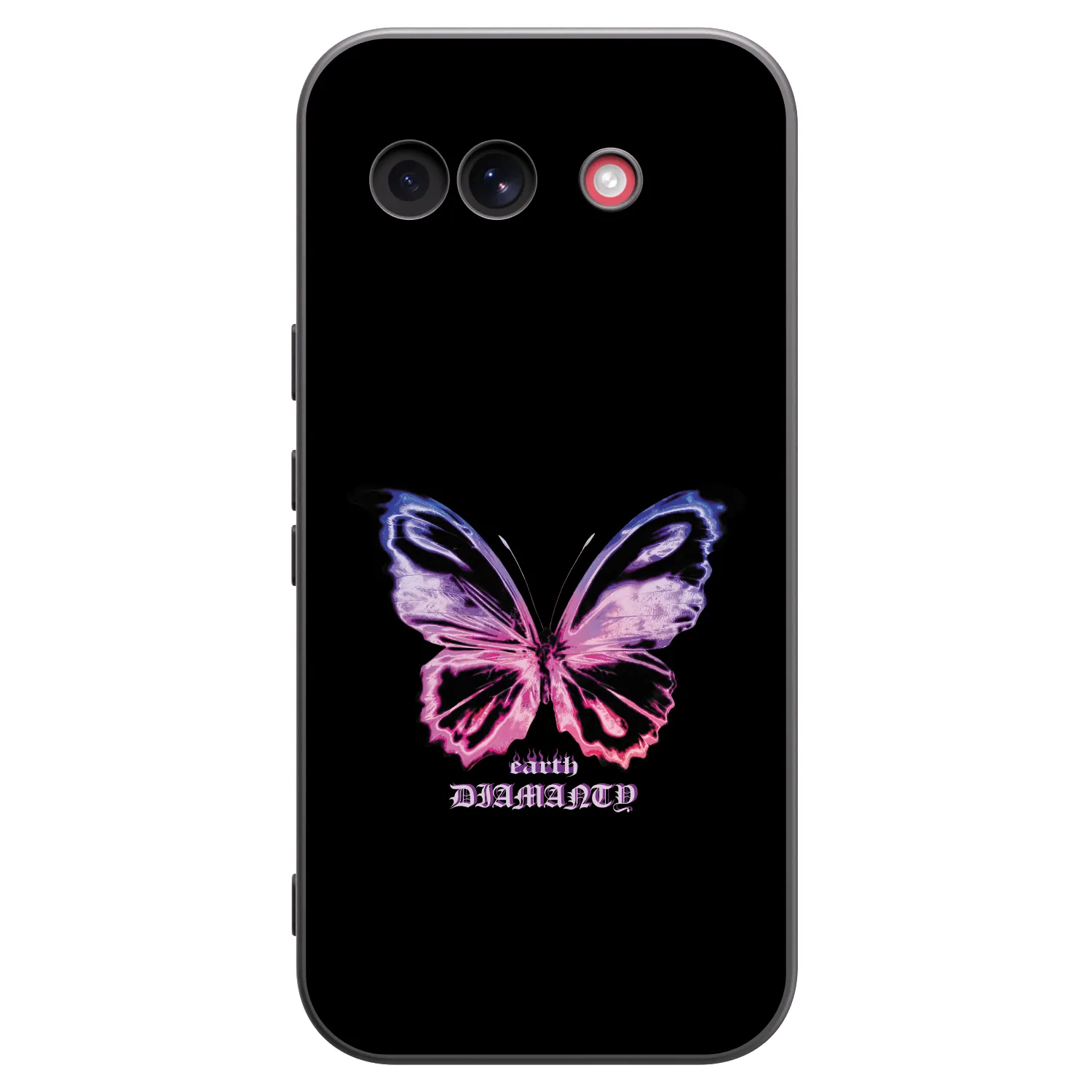 Picasee Google Pixel 10a Hülle - Schwarzes Silikon - Diamanty Purple