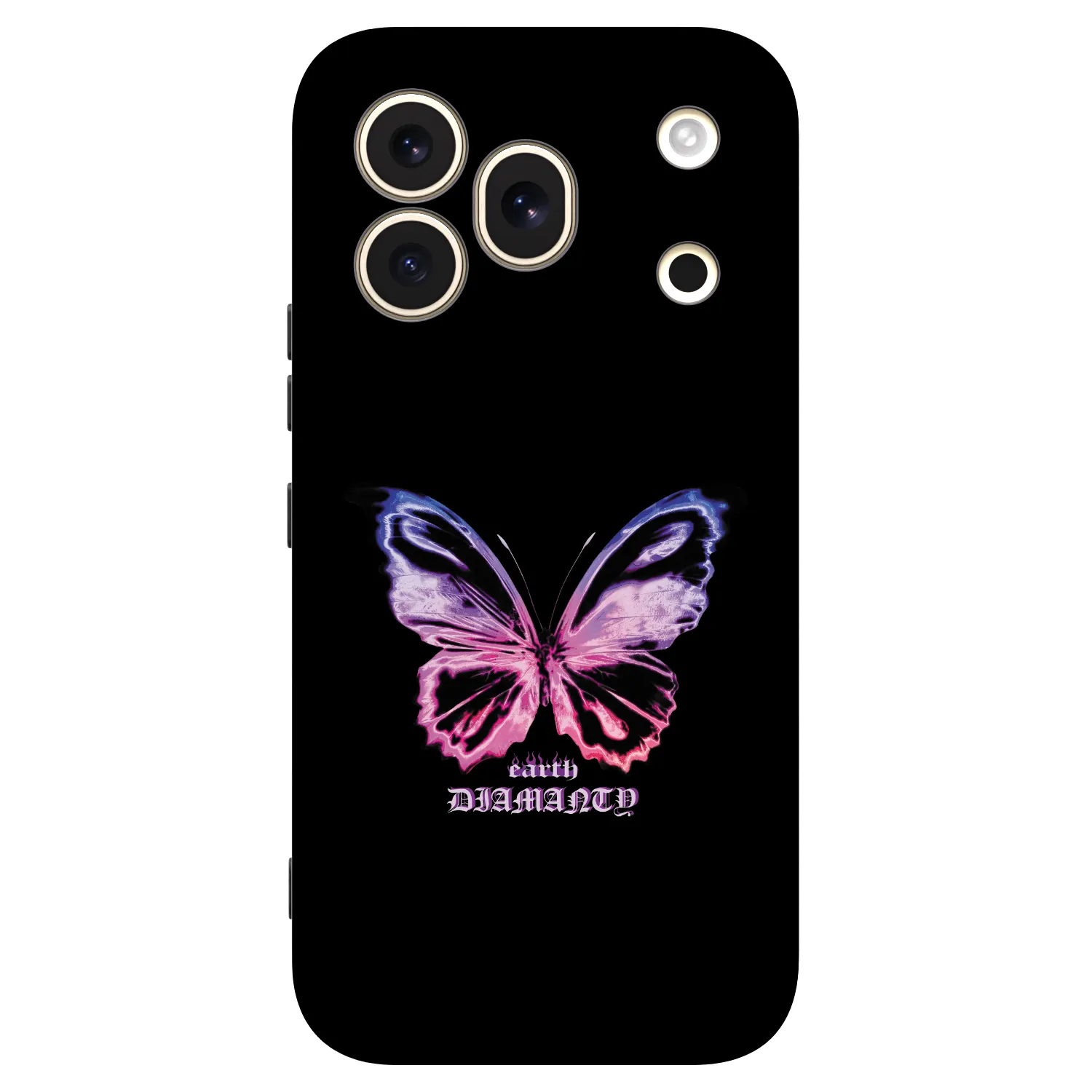 Picasee Honor 600 Pro Hülle - Schwarzes Silikon - Diamanty Purple