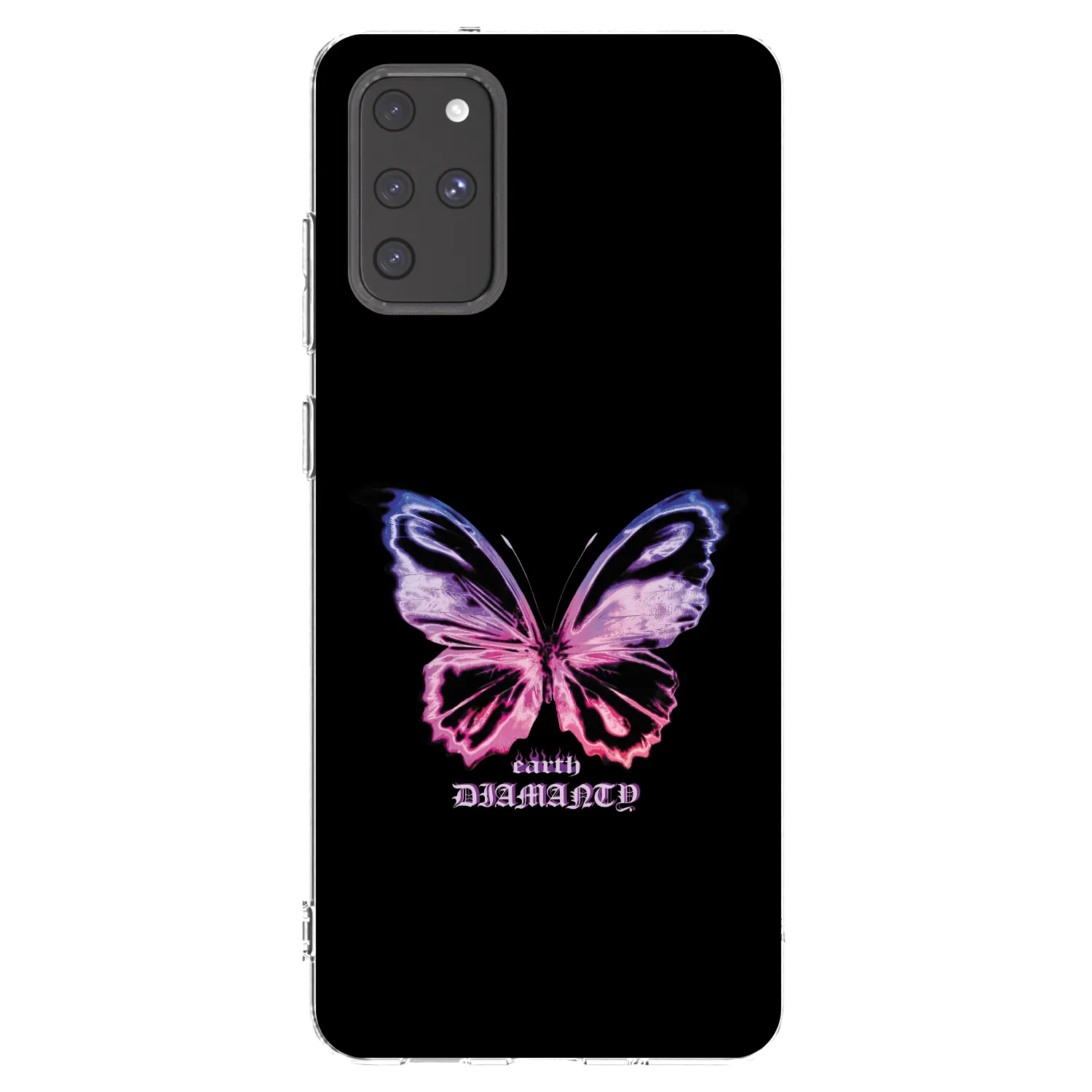 Picasee Samsung Galaxy S20+ G985F Hülle - Transparentes Silikon - Diamanty Purple