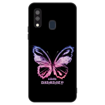 Hülle für Samsung Galaxy A40 A405F - Diamanty Purple