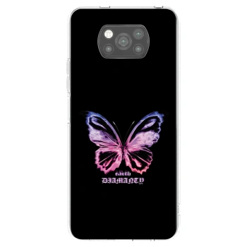 Picasee Xiaomi Poco X3 Pro Hülle - Schwarzes Silikon - Diamanty Purple