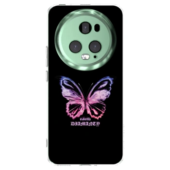 Picasee Honor Magic5 Pro Hülle - Transparentes Silikon - Diamanty Purple