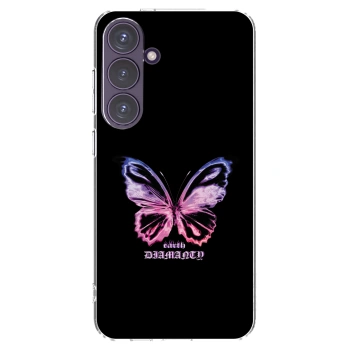 Picasee Samsung Galaxy S24+ S926B 5G Hülle - Transparentes Silikon - Diamanty Purple