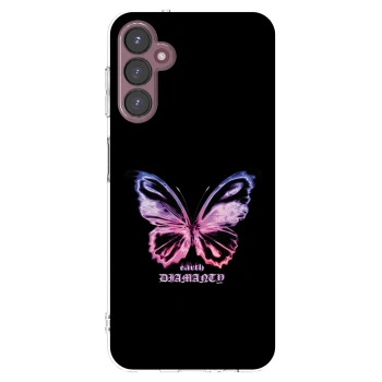 Picasee Samsung Galaxy A05s A057G Hülle - Transparentes Silikon - Diamanty Purple