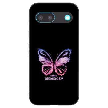 Picasee Google Pixel 8 Hülle - Schwarzes Silikon - Diamanty Purple
