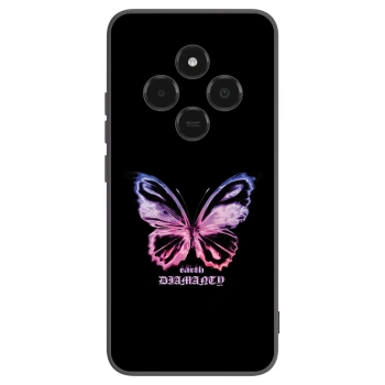 Picasee Xiaomi Poco C75 Hülle - Schwarzes Silikon - Diamanty Purple