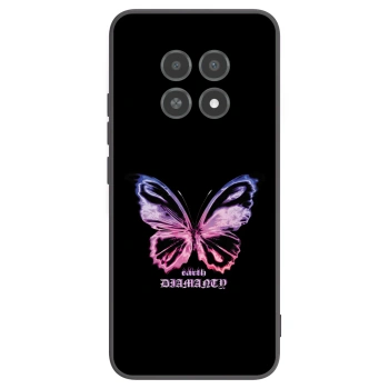 Picasee Realme 12X Hülle - Schwarzes Silikon - Diamanty Purple